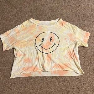 PINK BY VICTORIAS SECRET CROPPED T SHIRT SIZE S